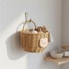 Gingers Garlic Storage Basket Easy To Hang Wall WallMounted Versatile Small Woven