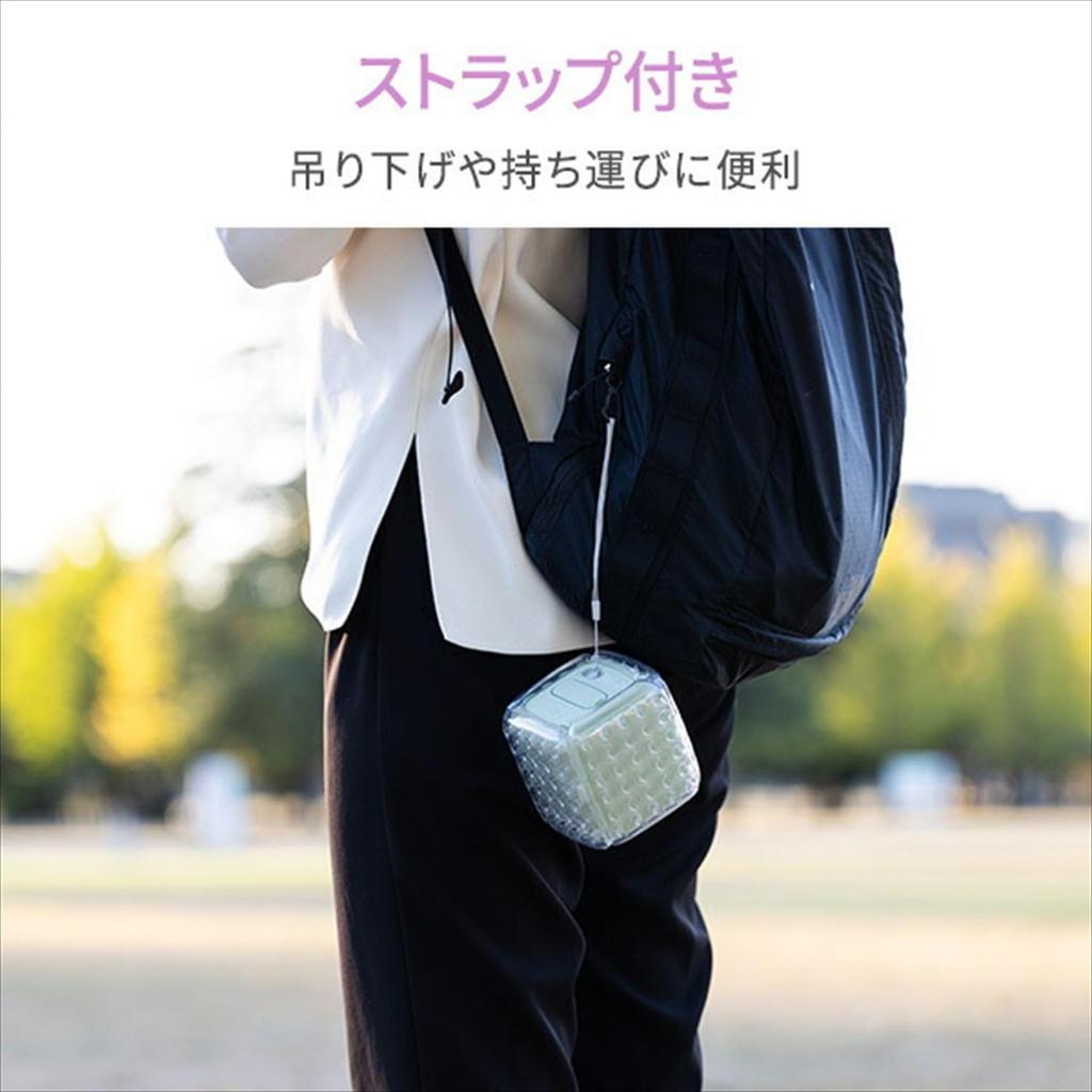 SMALY AIR Mini Shockproof Speaker with USB and White SPEAKER, Bluetooth, Rechargeable, Strap, (YNG-AIR1(WH))