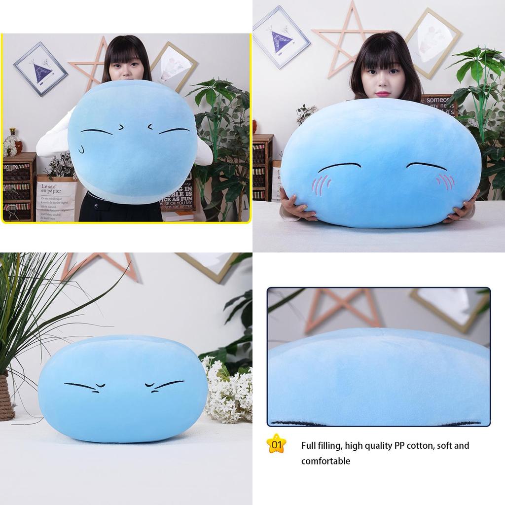 Super Soft That Time I Got Reincarnated As A Slime Cartoon Plush Toy Throw Pillow For Kids