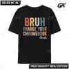 Bruh Charge Your Chromebook Thanks Teachers Mens Clothing 2025 Cotton Graphic Printed T Shirt Men HOLIDAYS Classic Tee Shirt