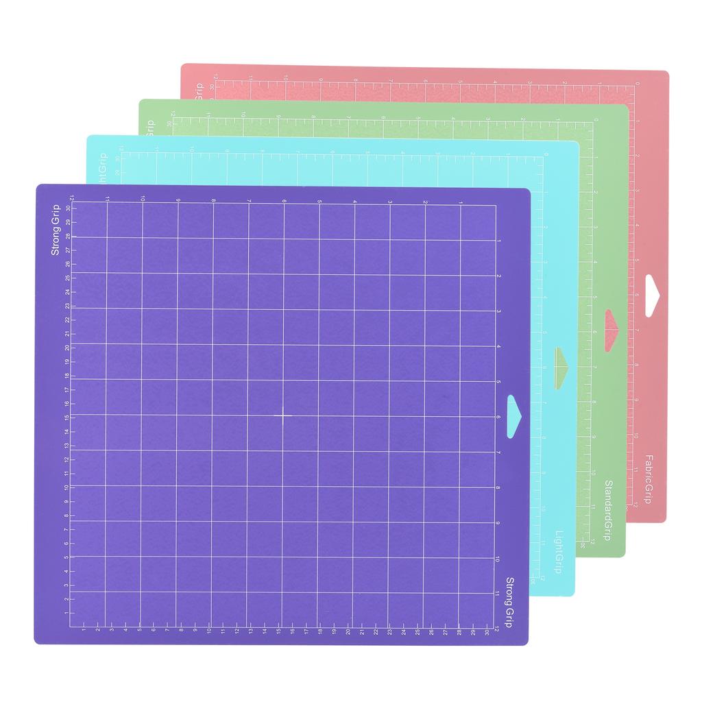 4 PEZZI Tappetino da Taglio di Ricambio 4.5*6.5 Pollici Adesivo Antiscivolo con Griglia Compatibile con Silhouette Cameo