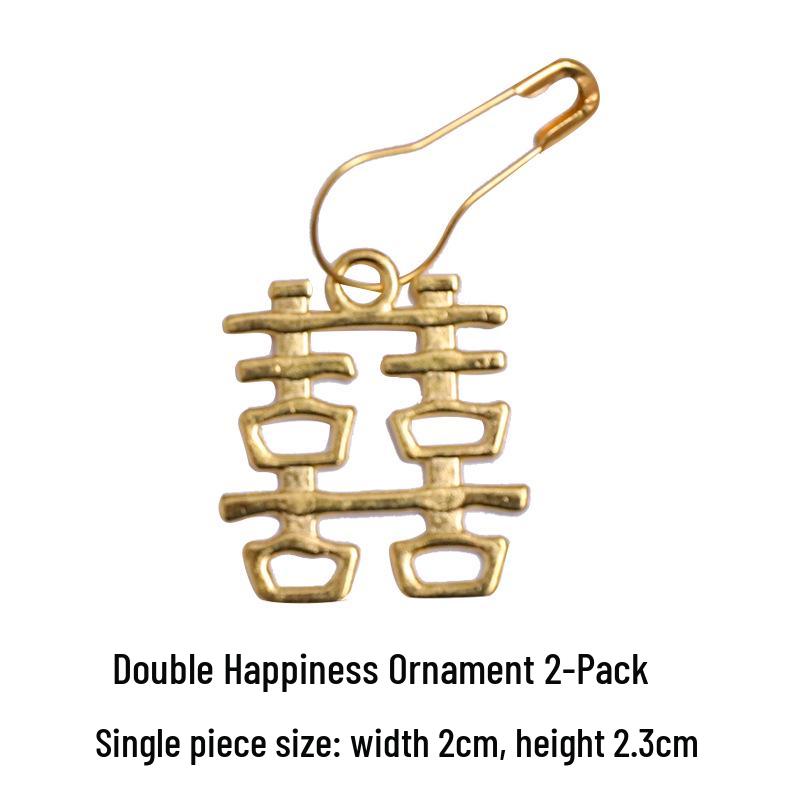 Red Qixi Double Happiness Handmade Wedding Gift Wrap & Frame Set