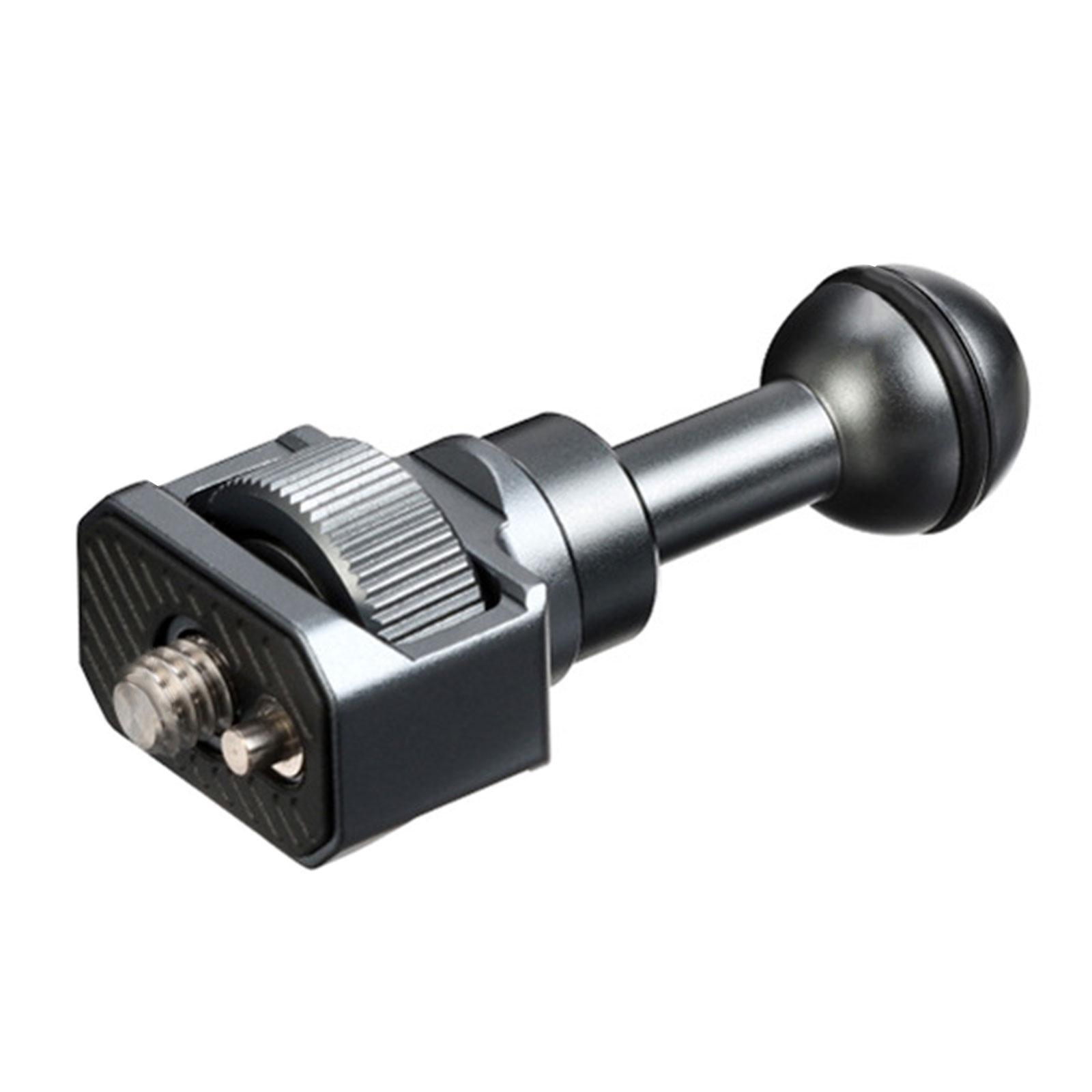 

Durability Metal 1/4 Screw Support Ballhead Converter for Mobile Device in Car Environment with Flexible Viewing Angle серый
