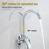 Anica Enjoy Exposed Kitchen Sink Hot & Cold Mixer Faucet