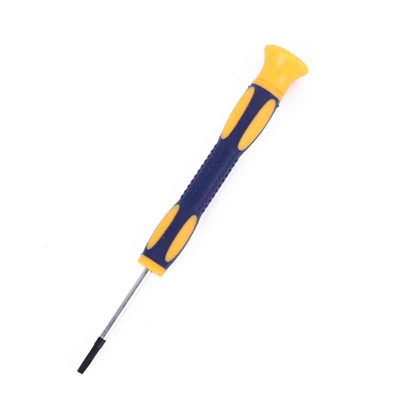 Thin Rod Screwdriver Set: 2MM Flat, 2.5MM Flat, 1.5MM Flat, PH000 Phillips, #0 Opening Knife.
