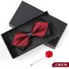 Bow Tie Men'S Wedding Groom Best Man Red Suit Shirt British Brothers Korean Bow Women'S Gift Box