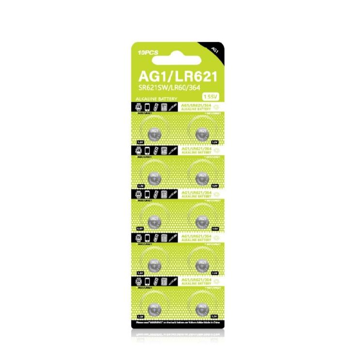 10Pcs Watch Battery AG1 Battery SR60 SR60L Watch Battery LR621 Button Cell Batteries TR621 SR621 Battery For Watch Toy