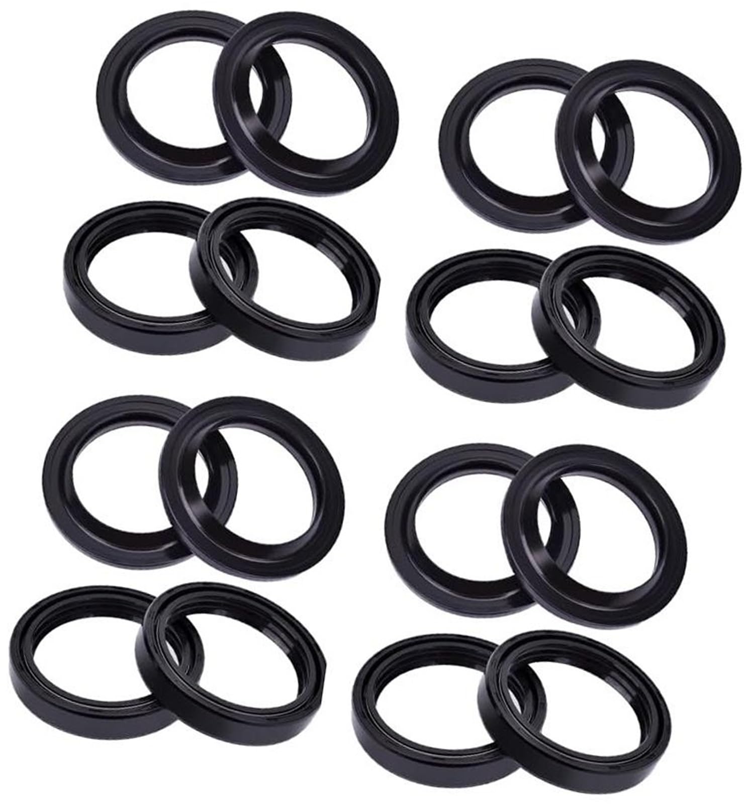 

NEXVOG 45x57x11 Передний, Сальник амортизатора вилки, Пыльник, GL1800 GL1800B F6B Gold One size