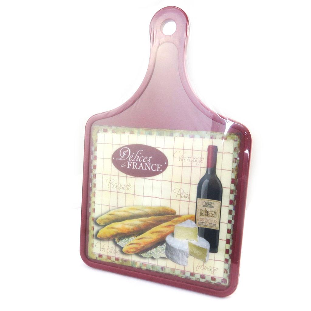 Les Trésors De Lily [M4888] - Prkénko na krájení 'Terroir Français' víno a sýr (30x20 cm)