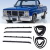 Front Door Window Weatherstrip Kit 15569071 Sweep Felt Trim   Run Channel   Replacement for C1500 C2500 C3500 K1500  00 K3500