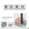 5/10PCS Mini 1 In Multiple Out Quick Cable Connector With Screw Hole Compact Butt Push-in Splitter Splice Terminal Block