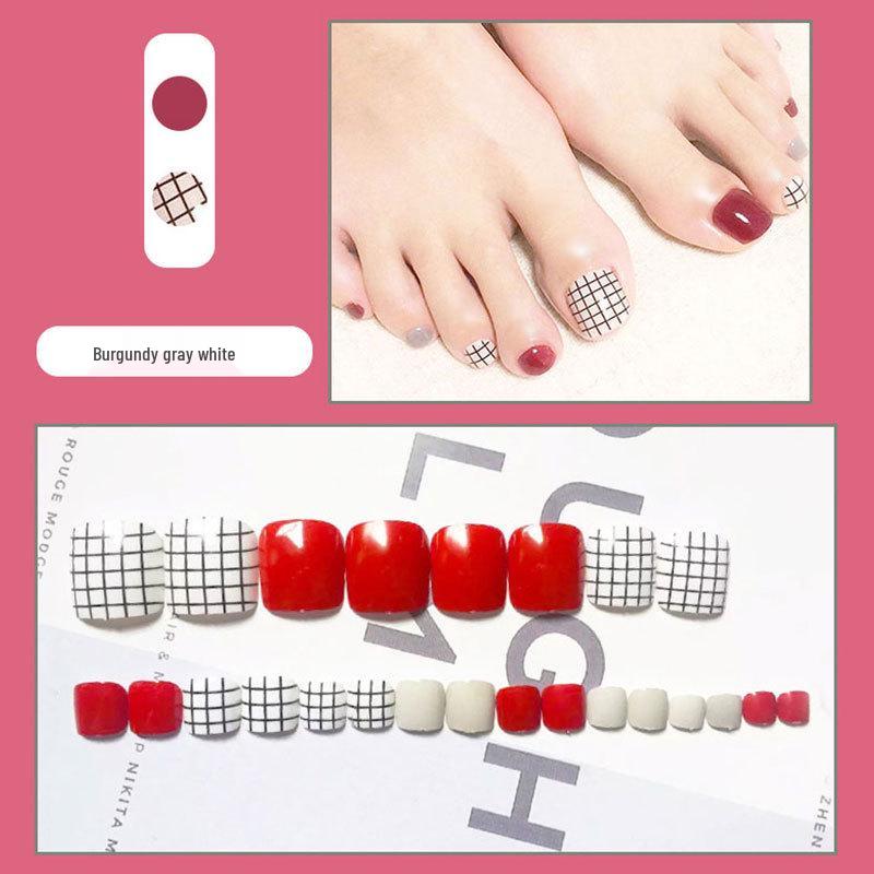 Press-On Toenail Art: Finished Nail Pieces and Wearable Patches