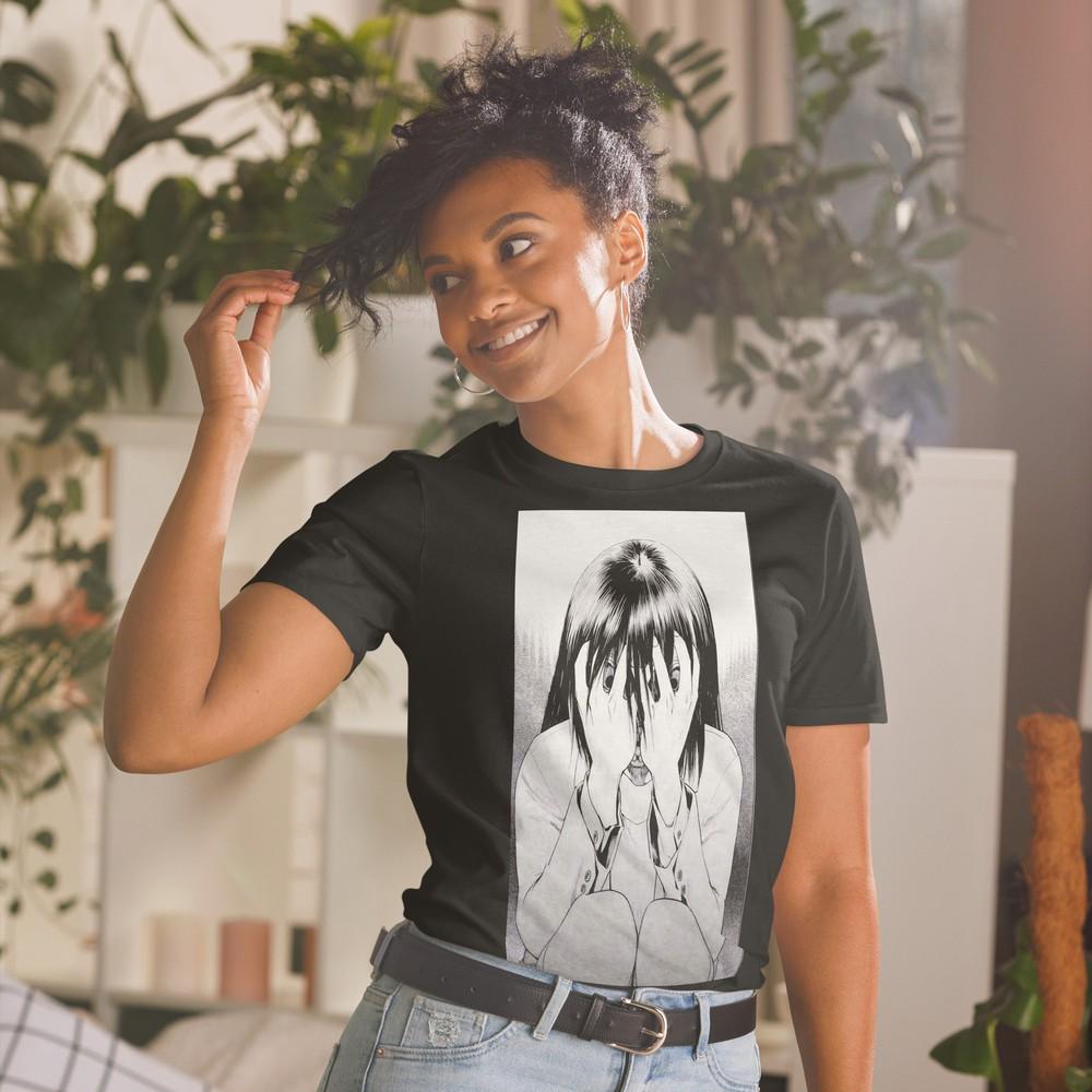 

Anime Girl Creepy Horror Short-Sleeve Unisex T-Shirt 2XL