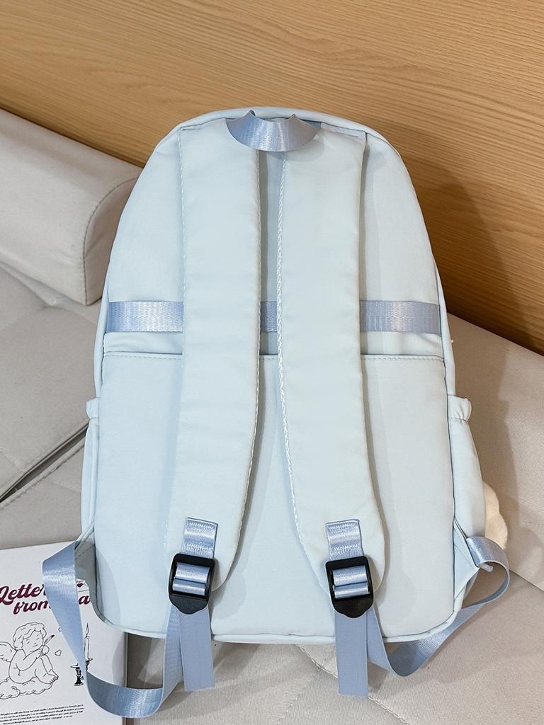 Starry Girl School Backpack With Nylon Material For Travel And Casual Use