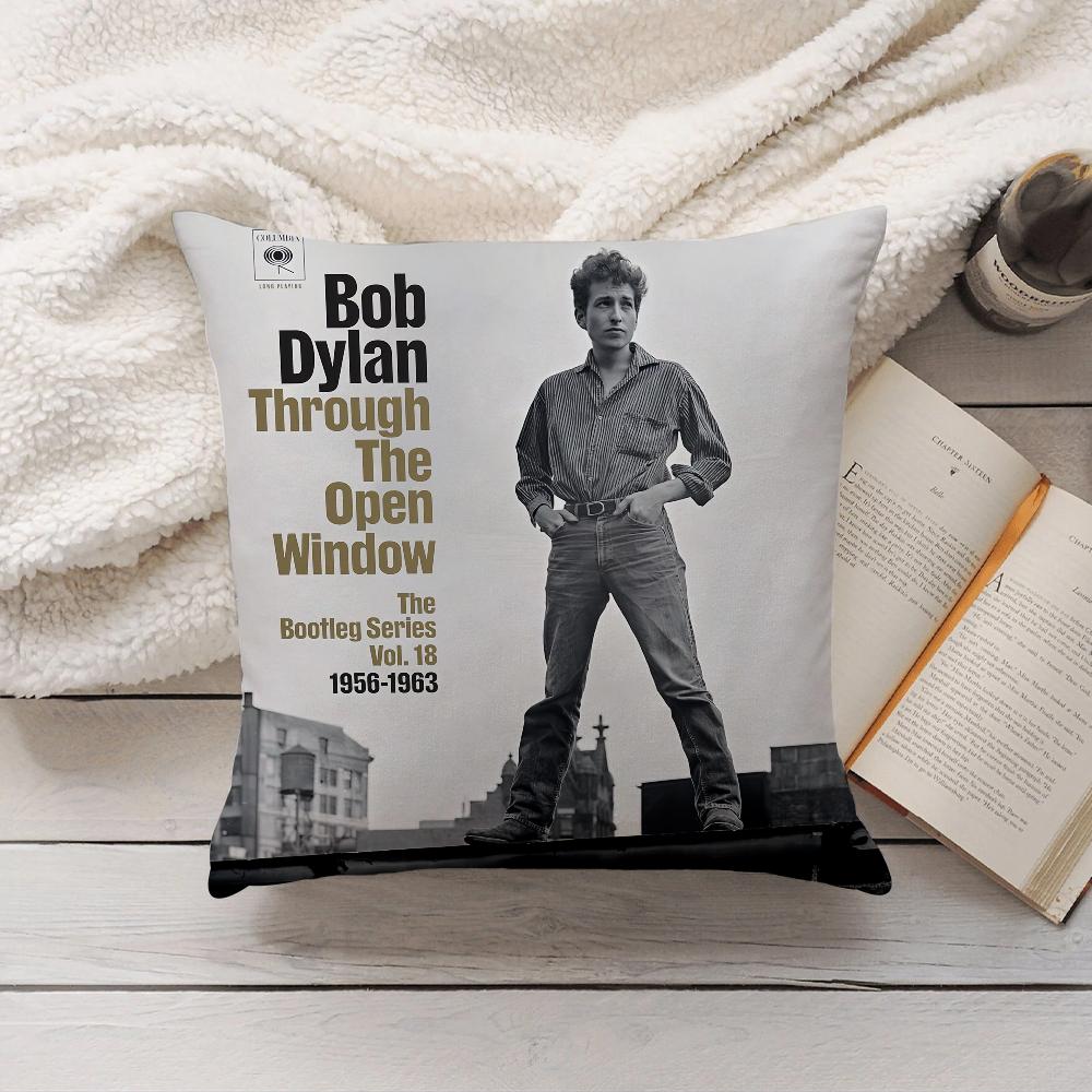 Singer Bob Dylan Pillow Case Home Decoration Cushion Cover Suitable For Bedroom Car Office Sofa