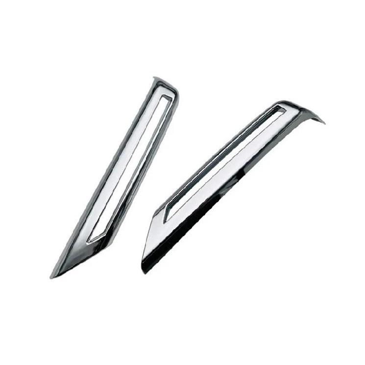 For Daihatsu Tanto  LA650S/LA660S   ABS Chrome Front Fog Light Lamp Cover Trim Molding Bezel Garnish