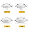 10pcs/Lot LED Downlight Ceiling Light Recessed Down Lights Round Panel 220V 5W 7W 9W 12W 20W Indoor Warm Cold White Spotlight