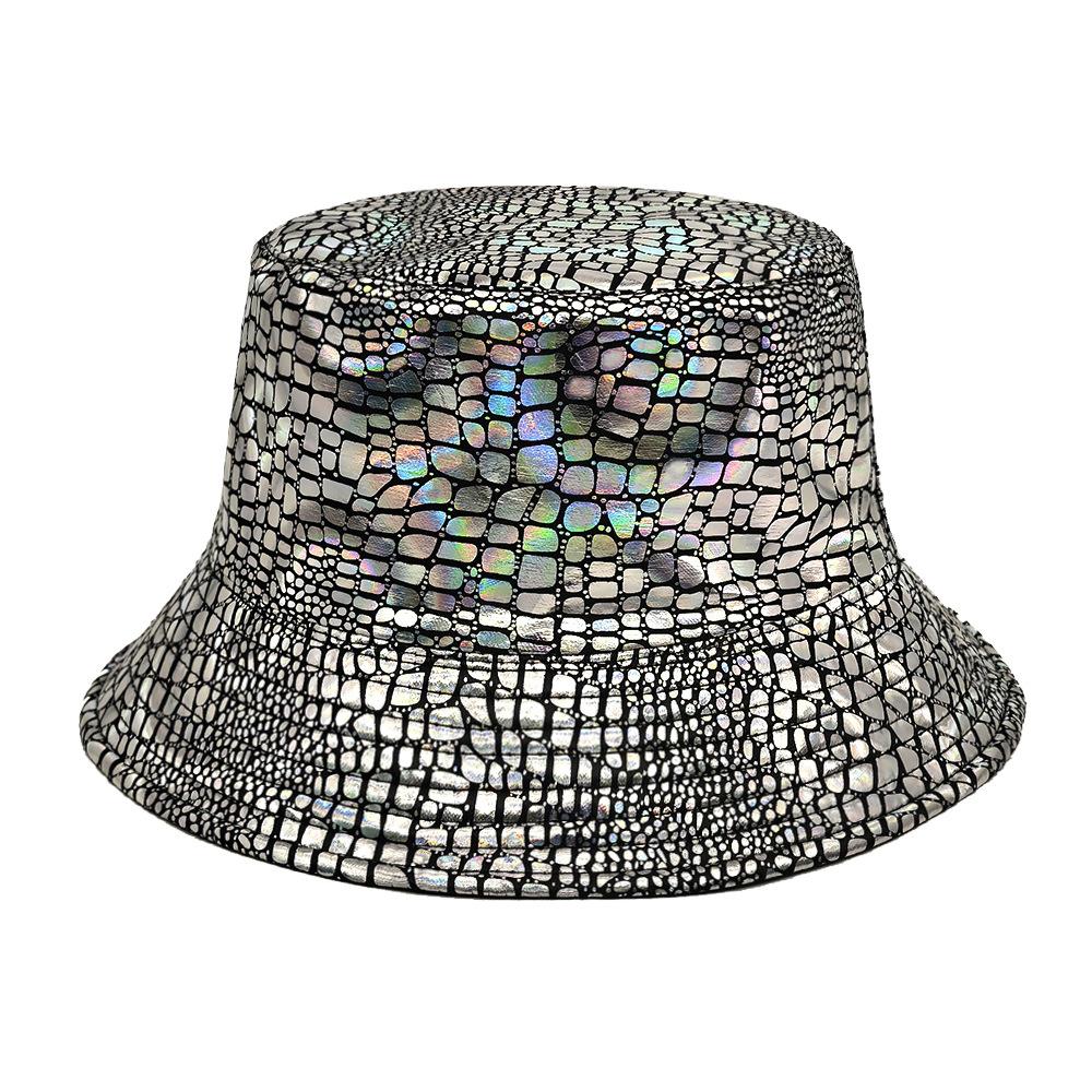 Bling Colorful Reflection Bucket Hats Women Men Decorate Panama Hiphop Summer Sunscreen Fisherman Hat Unisex Sun Gorras Travel