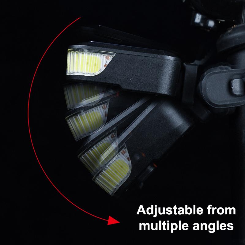 Bicycle Taillights High Brightness Cob Waterproof Mountain Road Bike Solar Outdoor Safety Warning Lights Riding Equipment