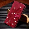 Custodia Portafoglio a Libro con Glitter per iPhone 16 Pro Max 15 Plus 11 14 13 12 XR XS X SE 2020 Copertina a Libro con Farfalla Bling Porta Carte