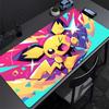 Pokemon Ash Und Pikachu Laufen Schreibtischunterlage Rutschfest Großes Gaming-Mauspad Wasserdicht Anime-Tastaturunterlage für Heim- und Bürodekoration