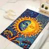 1pc Moon and Sun Print, Design Indoor Area Rug - Soft, Anti-Slip, and Durable Gaming Room Decor for Bedroom, Living Room