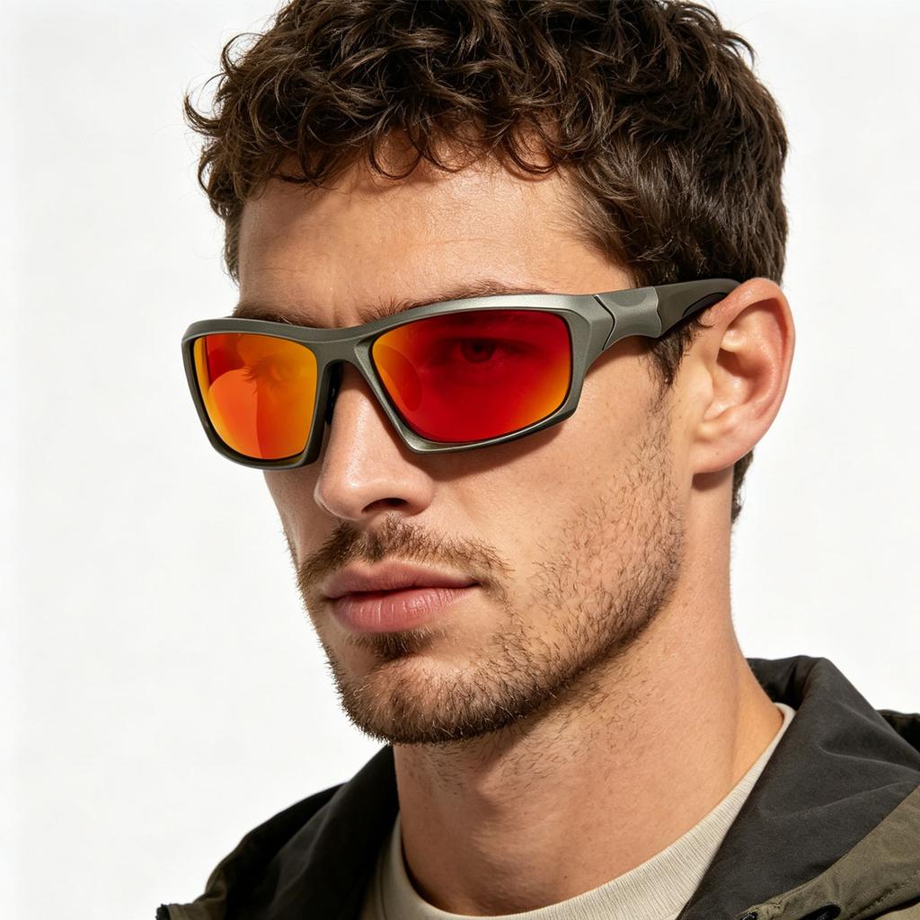 New light cycling glasses, outdoor sports sunglasses, men's and women's windproof goggles, fashionable driving sunglasses