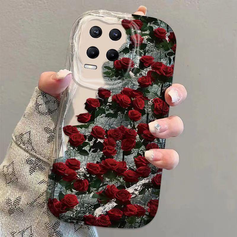 

Чехол для мобильного телефона Icefield Rose Sea OPPOrealme8 Всесторонний Противоударный Чехол Real Me 8Pro Ультратонкий Защитный Чехол Мягкий Чехол real me 8Pro