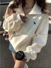 Women's Trendy Lapel Zipper Hoodie: Versatile Autumn/Winter Style