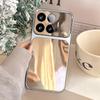 Case for Xiaomi 17T Pro,17T Trending Big Window Cover Mirror Phone Casing