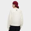 Fila Fusion Casual Round Neck Cotton Sweatshirt Women Sweatshirt Cloud-White T11W443206FWT