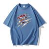 Opera Mask Pattern Men's Short Sleeves Loose Tee 100% Cotton T-shirt Large Size