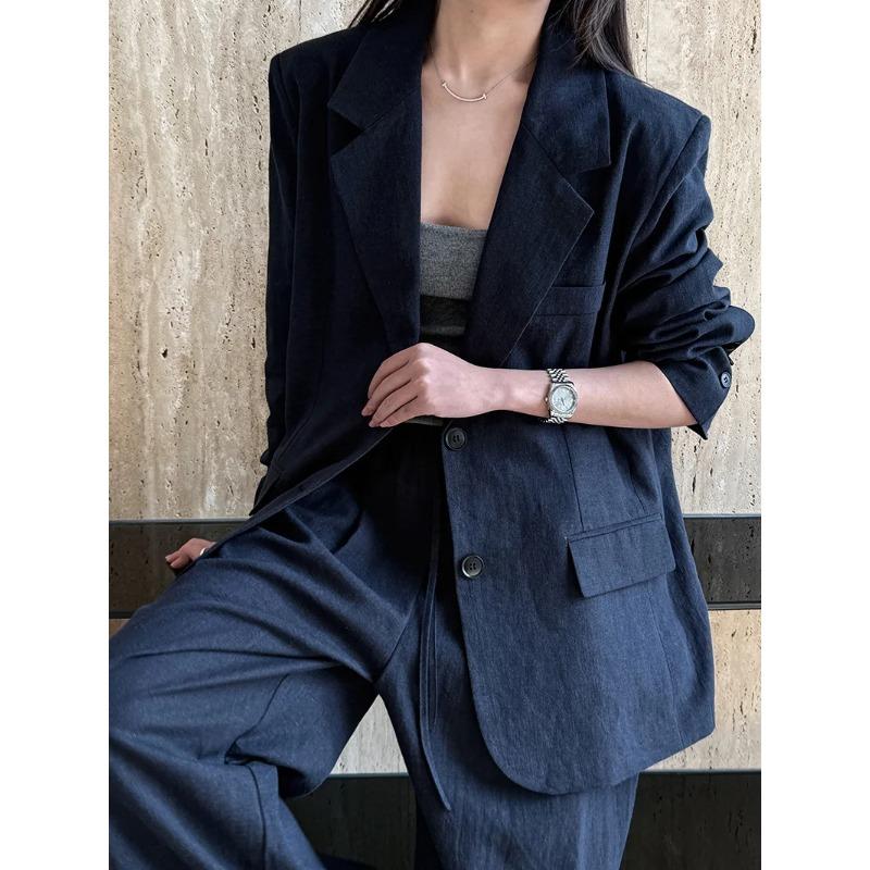 

Linen Blazer Women Spring Linen Sold Separately M