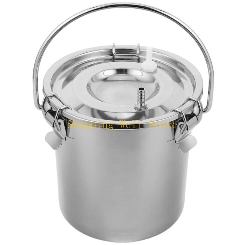 

KX4B High Capacity Animal Milking Bucket Durable Stainless Steel For Dairy Farming Needs