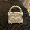 Bolso de Huesos de Esqueleto Impreso en 3D Bolso de Esqueleto Gótico Bolso Espeluznante Realista de Caja Torácica Bolsillo Funcional Fiesta Temática de Halloween