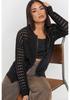 Women's Summer Slimming Zipper Sweater - Hollow Out Mesh Jacket for Versatile Commutes