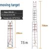 Dongbiao Aluminum 3-Section Telescopic Folding Ladder