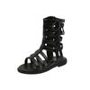 2022 New Girls' Summer Sandals Children Shoes Korean Open Toe Little Princess Shoes Children's Roman Flat Heels Shoes