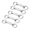 10PCS Column Fishing Ring Swivel 360 Degree Rotation Fishing Swivels  Saltwater Fishing