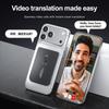 A18 BT5.0 AI Magnetic Translator Rechargeable Ultra-Thin Real-Time Translator Simultaneous 138 Languages for Business Meeting