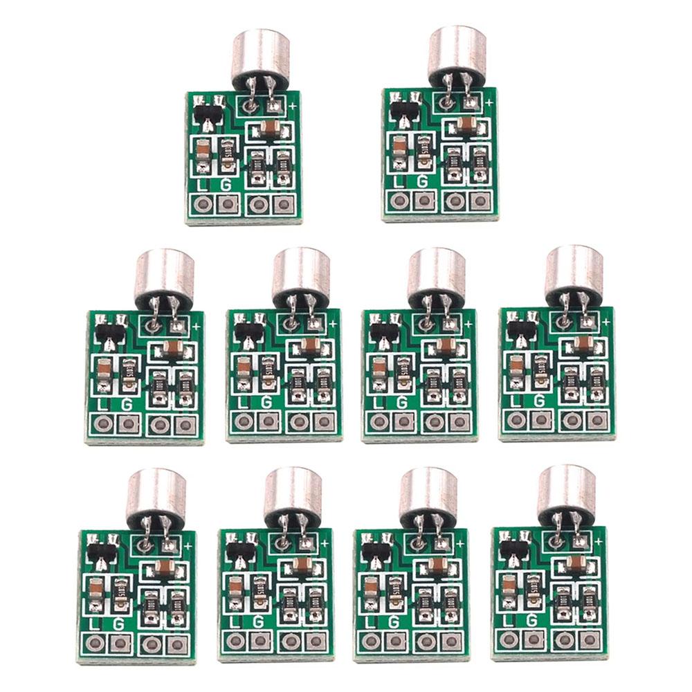 1/2/3/5/10pcs Mini Microphone Audio Amplifier Module Speaker Circuit Board DC 2.5-9V 14x12mm Mic Accessories