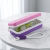 Large Capacity Silicone Swim Goggle Case Perforated Eyeglasses Storage Bag  For Gym