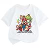 2026 Hotselling New Popular Super Mario Short Sleeved Tshirt for Boys In Summer Comfortable Half Sleeved Top
