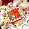 Fun Holiday Activity for Classmates Christmas Advent Calendar, 24 Day Countdown Box with Mystery Figures, Calendar Decoration Festive Decor Kids Room