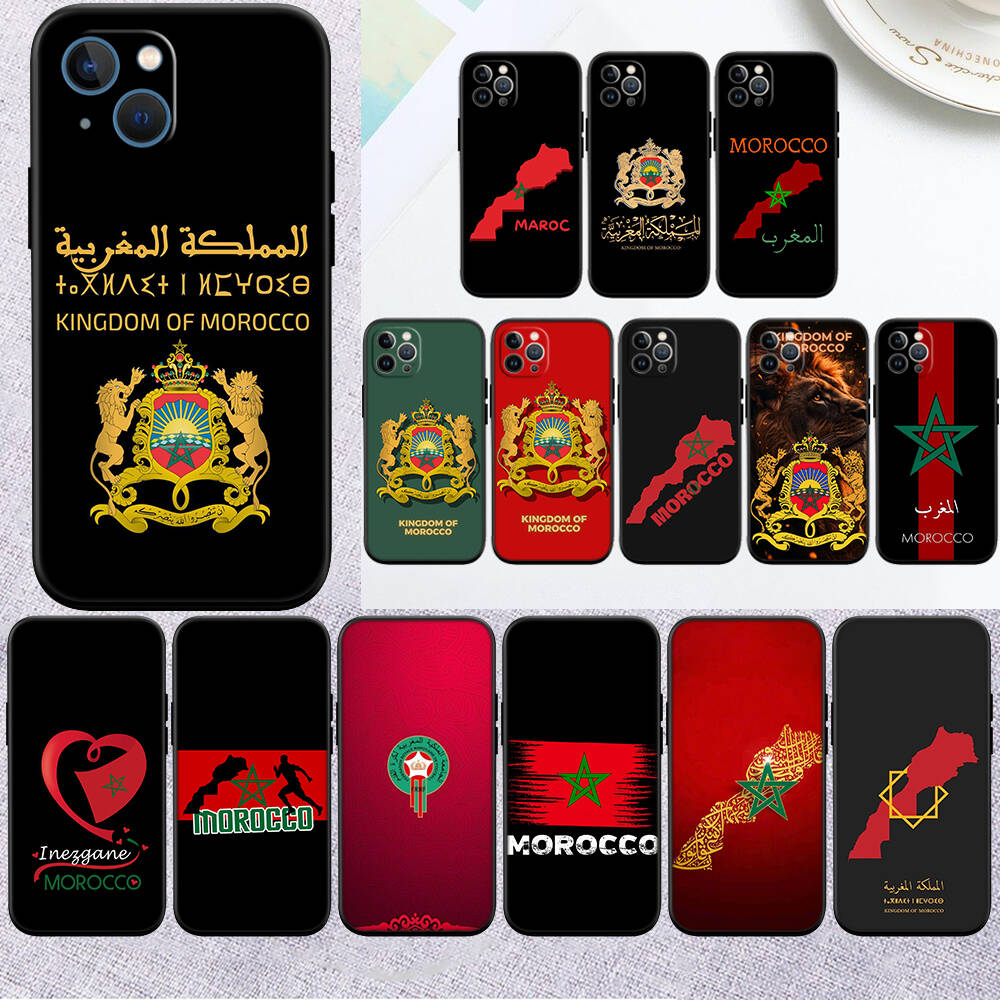 RT18 Morocco Flag passport Phone Shell Case for Redmi Note 12 12S 12C 13 13C 13R 14 14S 14R 14C Pro Max Plus A3 A3X A4 A5 11A 13X