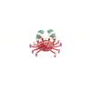 Crystal Crab Brooch for Women, Unique Animal Enamel Pin with Sparkling Rhinestones, Novelty Jewelry Gift for Coat Bag Decoration