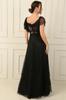 Madonna Collar Handkerchief Sleeves Underwire Belly Transparent Lined Beaded Embroidered Liz Lace Long Dress