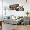 Giftgarden 10-Pack Black Picture Frames for Multiple Sizes Photos, Two 8x10, Four 5x7, Four 4x6, Multi Assorted Photo Frame for Collage Wall or