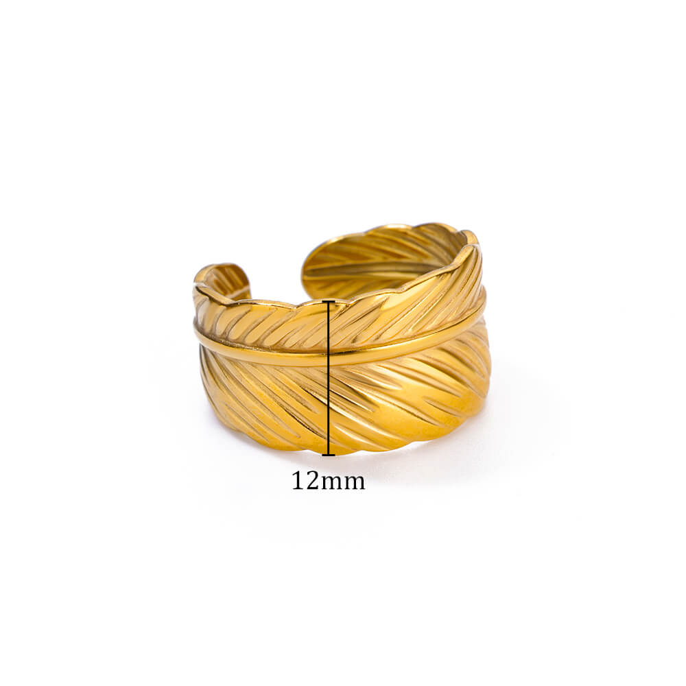 Stainless Steel Rings for Women Gold Color Star Open Ring Fashion Charm Zircon Waterproof Wedding Accessories Birthday Gifts