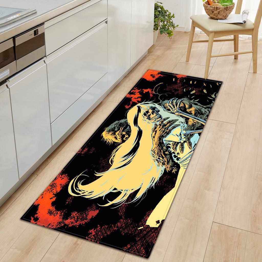 Skull Sand Wardrobe Shoe Cabinet Long Floor Mat